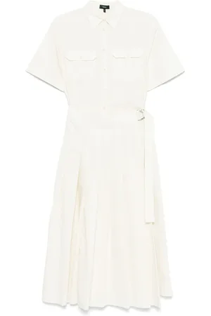 THEORY Pleated maxi dress