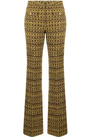 Alessandra Rich Graphic-print tailored trousers