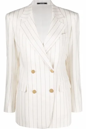 TAGLIATORE Double-breasted pinstripe blazer