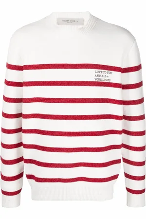 Golden Goose Striped crew-neck jumper
