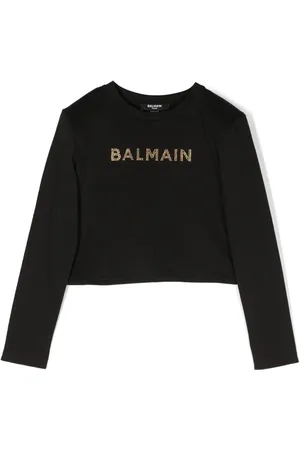 Balmain Cotton logo-embellished T-shirt