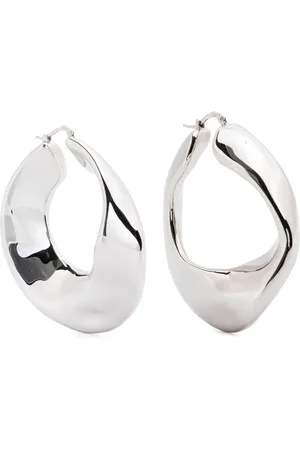 Jil Sander Sculpted hoop earrings