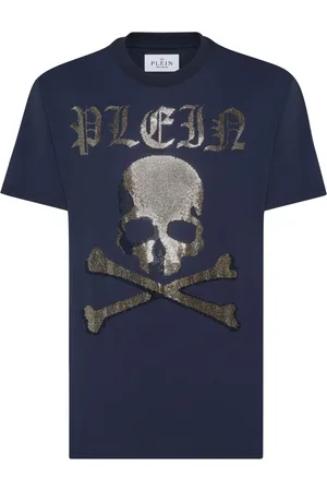 Philipp Plein Strass Skull & Bones T-shirt
