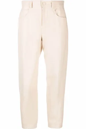 Stella McCartney Straight leg faux leather trousers