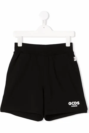 GCDS Logo-print track shorts