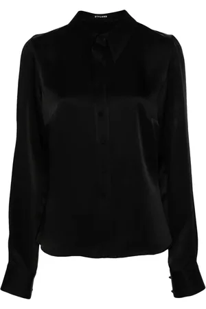 Styland Button-up satin shirt