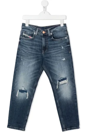 Diesel D-Lucas-J straight-leg ripped jeans