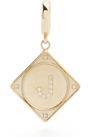 Lauren Rubinski 14kt yellow Bruno diamond pendant