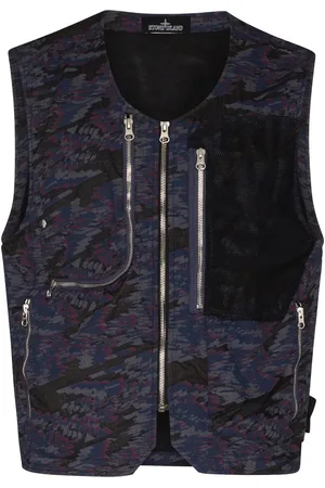 Stone Island Abstract-print utility gilet