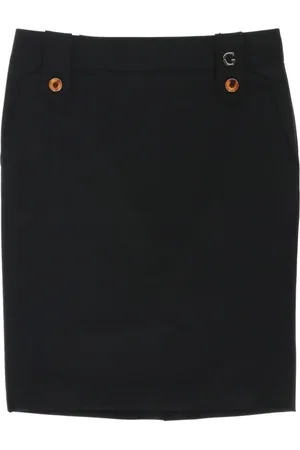 Gucci 2000s logo-plaque skirt