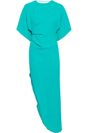 REV The Savita asymmetric midi dress