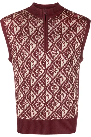 Marine Serre Moon Diamant knit vest
