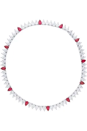 FANTASIA BY DESERIO Pear stone Necklace