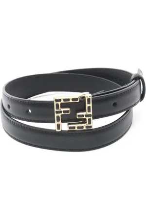 Fendi 2020s FF leather belt