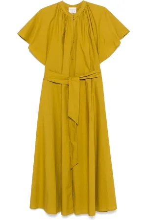 FORTE FORTE Belted maxi dress