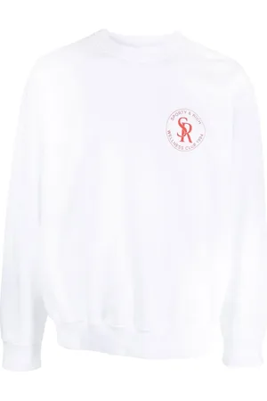 Sporty & Rich Logo motif print sweatshirt