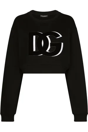 Dolce & Gabbana DG-logo cropped sweatshirt