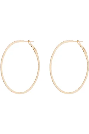 Dana Rebecca Designs Diamond embellished hoop earrings