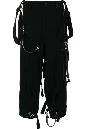 YOHJI YAMAMOTO Suspender-strap trousers