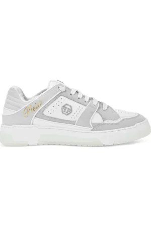 Philipp Plein Leather-panelled sneakers