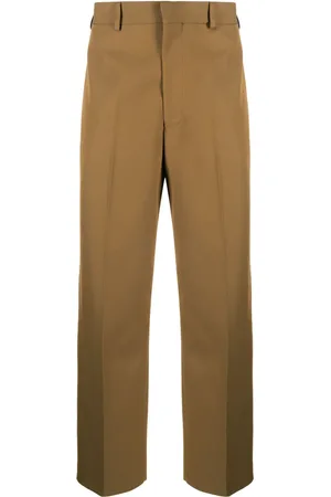 Palm Angels Straight-leg cotton trousers