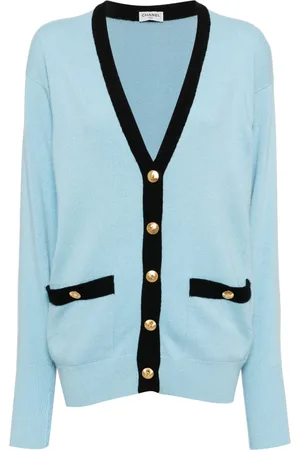 CHANEL 1990-2000s V-neck cardigan