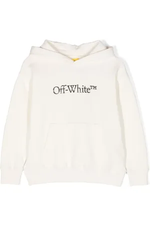 OFF-WHITE Logo-print cotton hoodie