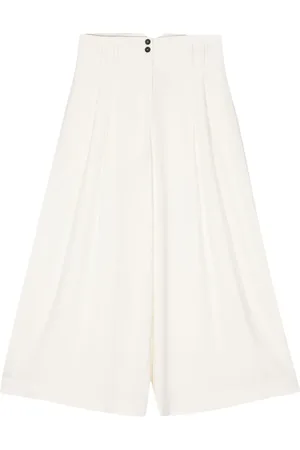 ISABEL BENENATO High-waisted wool trousers