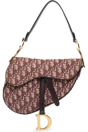 Dior 2018 Oblique Canvas Saddle Bag shoulder bag
