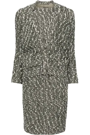 CHANEL 2004 boucl?? dress suit
