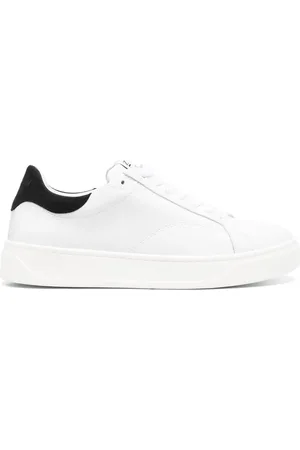 Lanvin Logo-patch lace-up sneakers