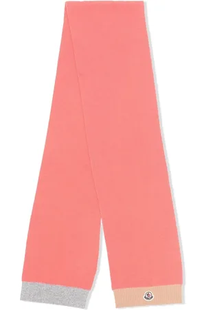 Moncler Logo-patch colour-block scarf