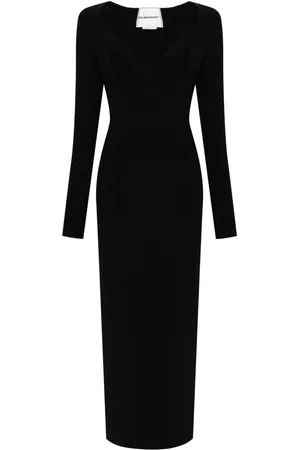 Roland Mouret Pleat-detail knitted dress
