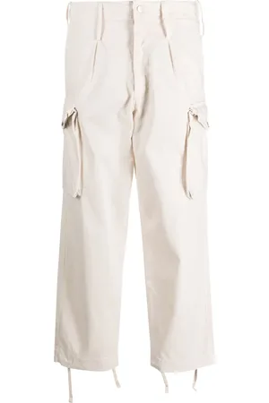 ..,MERCI Straight-leg cargo trousers