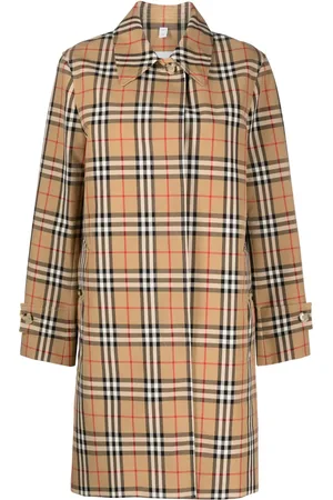Burberry Plaid-check pattern jacket