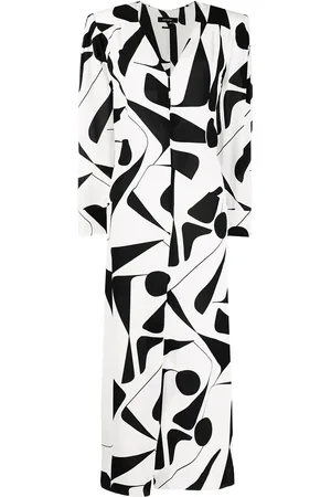 Isabel Marant Abstract-print silk dress