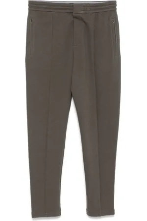 Emporio Armani Waffle-texture trousers