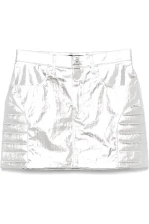 JUNYA WATANABE Metallic-finish mini skirt
