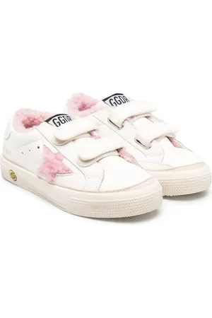 Golden Goose Shearling star-patch sneakers