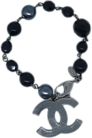 CHANEL 2008 CC beaded bracelet