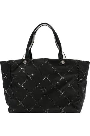 CHANEL 1997-1999 diamond-print tote bag