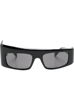 GCDS GD0043 geometric-frame sunglasses