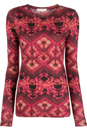 ULLA JOHNSON Abstract-print cotton T-shirt