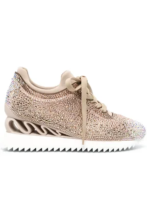 LE SILLA Reiko Wave rhinestone-embellished sneakers