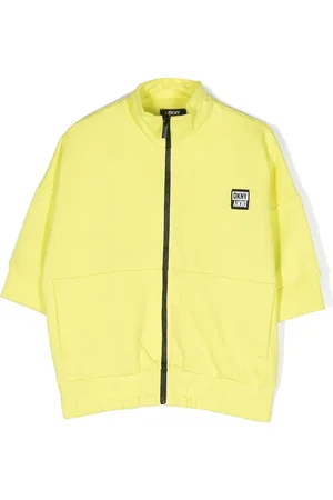 DKNY Logo patch short-sleeve jacket