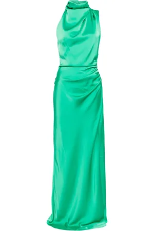 Misha Costantina satin maxi dress