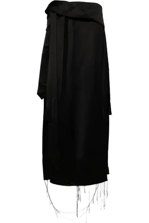 SANKUANZ Raw edge skirt