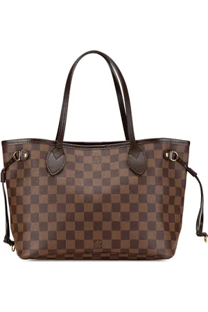 LOUIS VUITTON 2012 Damier Ebene Neverfull PM tote bag