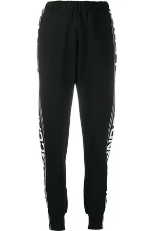 Stella McCartney Logo stripe tapered track pants