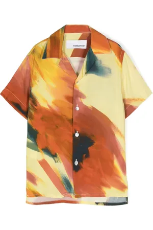 COSTUMEIN Painterly-print short-sleeve shirt